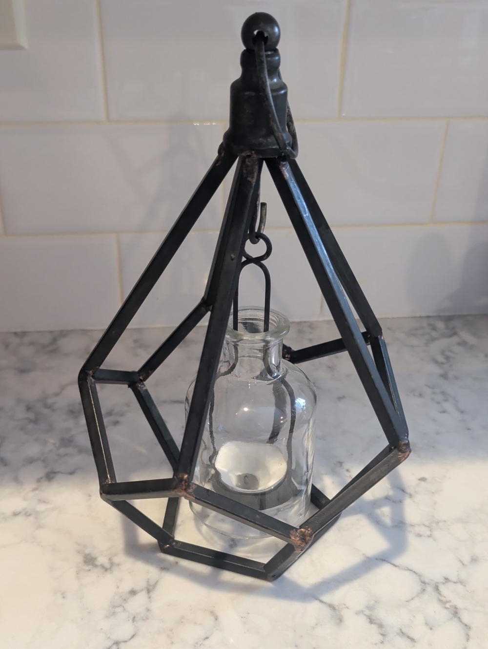 Metal Hanging Candle Holder